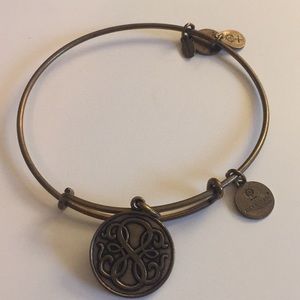 Alex and Ani brass bracelet